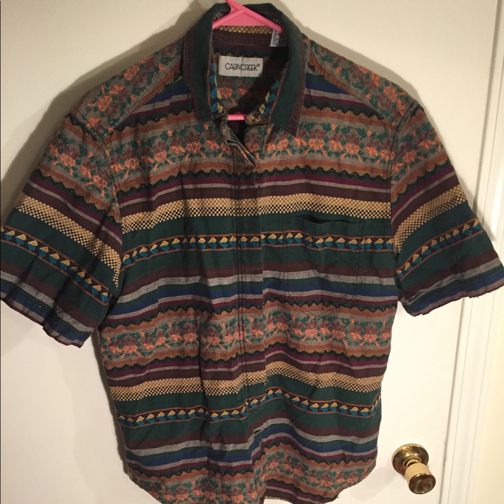 Cabin Creek Women's XL Button Up Festival Shirt